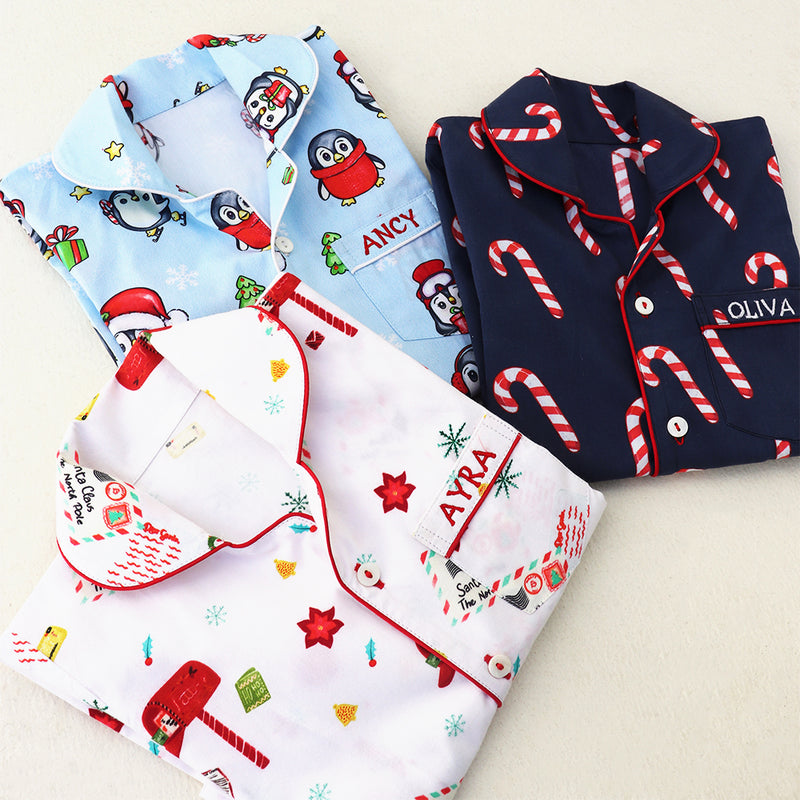 Women Letter To Santa Pajama Set