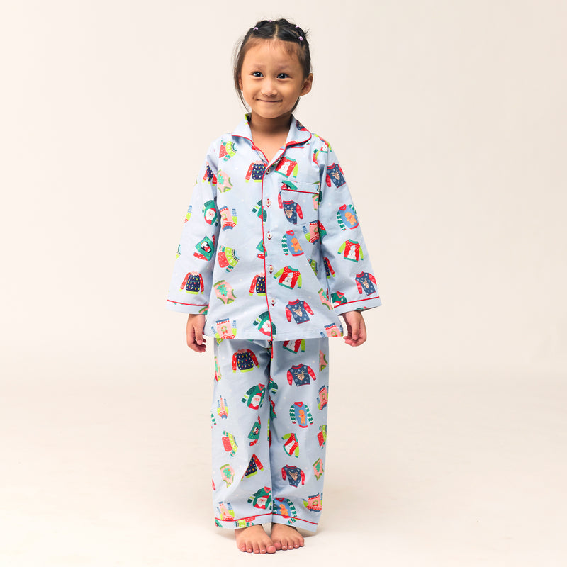 Ugly Sweaters Pajama Set For Kids