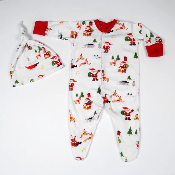 Dear Santa Long-Sleeved Onesie & Hat Gift Set