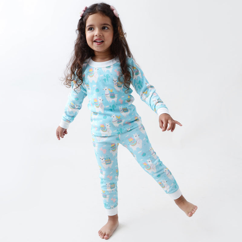 Llama Love Jersey Pajama Set