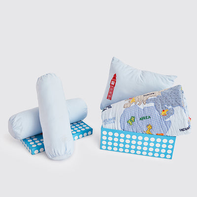 Night Night Crib Gift Set (My World-Blue)