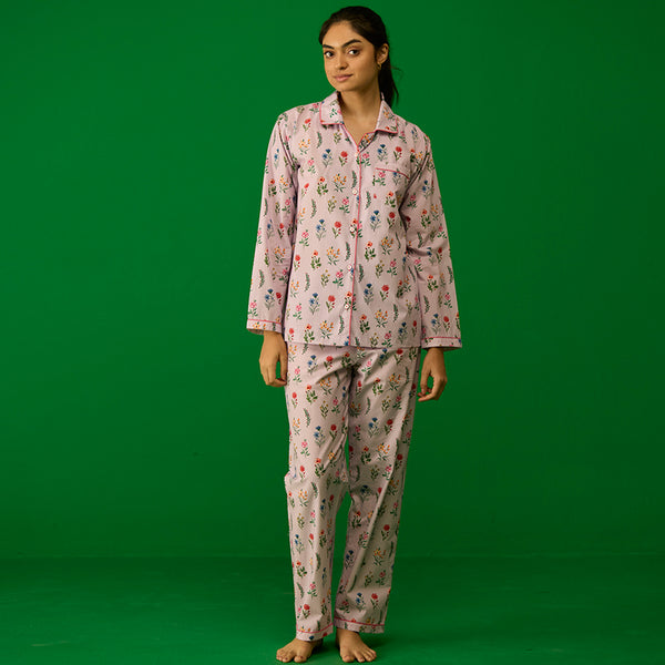 Women Florals Pajama Set
