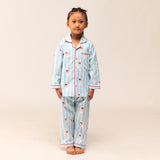 Jolly Striped Pajama Set For Kids