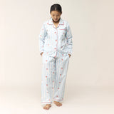 Women Jolly Striped Pajama Set