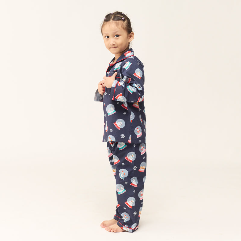 Snowglobes Pajama Set For Kids