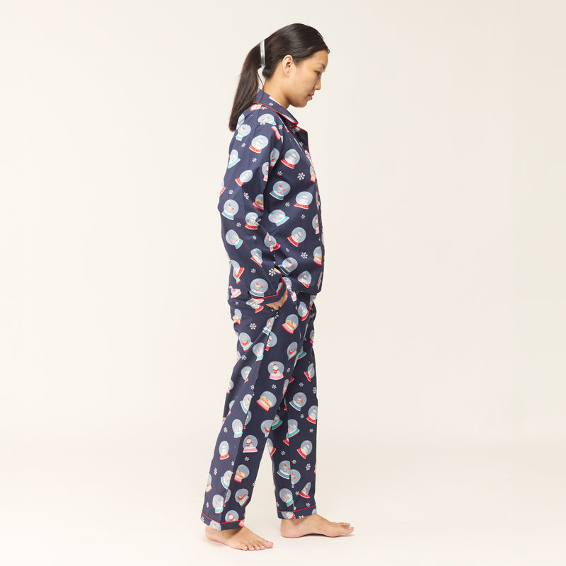 Women Snowglobes Pajama Set