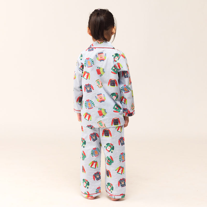 Ugly Sweaters Pajama Set For Kids