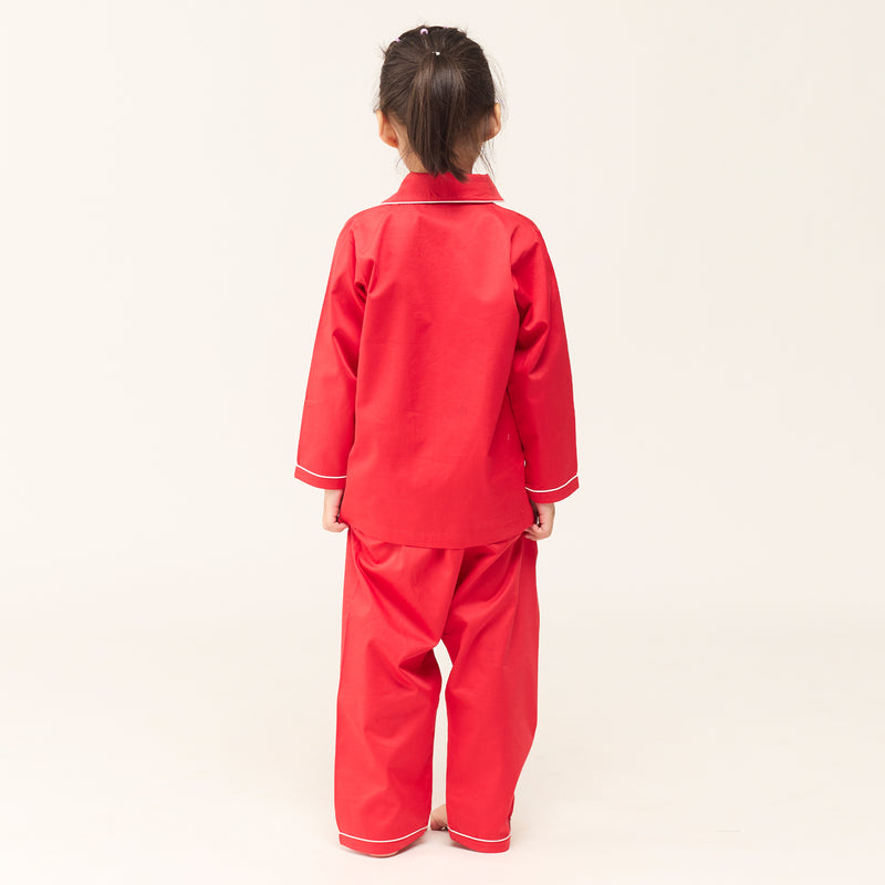 Deck The Halls Pajama Set For Kids