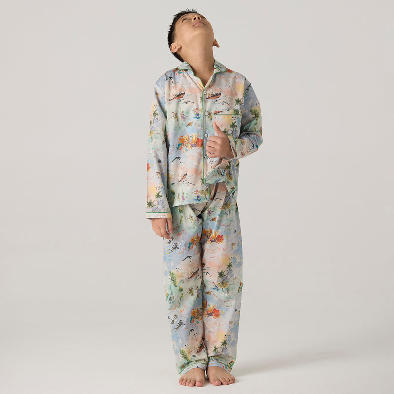 Ocean Pajama Set For Kids