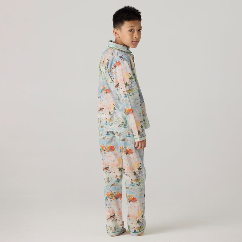 Indian Ocean Pima Pajama Set For Kids