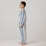 Coastal Striped Pajama Set For Kids