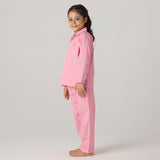 Candy Striped Pajama Set For Kids