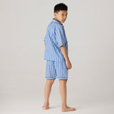 Nautical Striped Pima Shorts Set For Kids