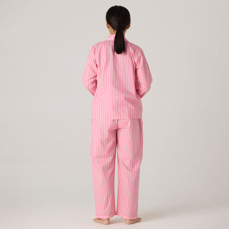 Women Candy Striped Pajama Set