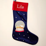 Wonderland Snowglobe Stocking