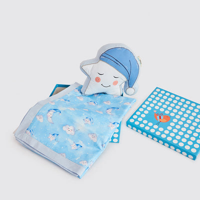 Snuggle Time Crib Gift Set (Celestial-Blue)