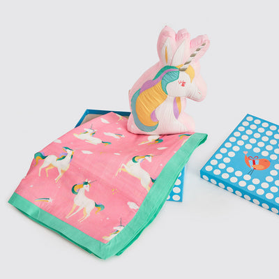 Snuggle Time Crib Gift Set (Unicorns)