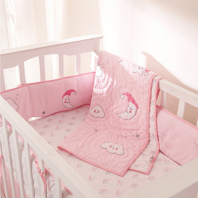 Celestial Pink Complete Crib Bedding Set