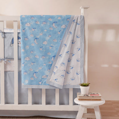 Celestial Blue Complete Crib Bedding Set