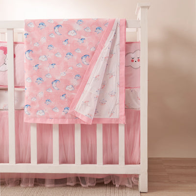 Celestial Pink Complete Crib Bedding Set