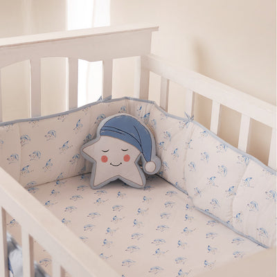 Celestial Blue Complete Crib Bedding Set