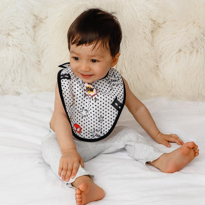 Superhero Organic Bib Set