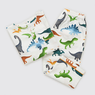 Dinosaurs Organic Pajama Set For Kids