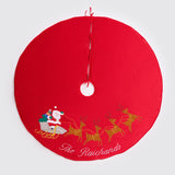 Santa In Sleigh Tree Skirt