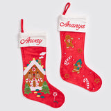 Gingerbread Cookies Luxe Stocking