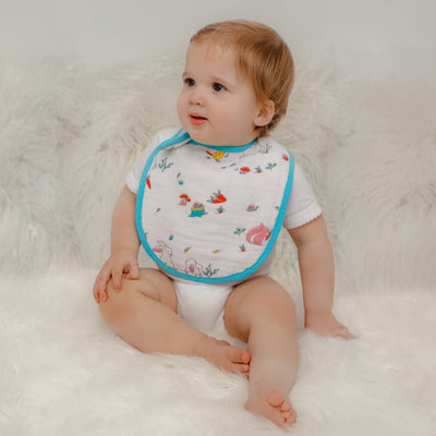 Snuggle Bunny Organic Bib Set